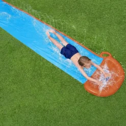 BESTWAY - Toboggan aquatique h20go! Voie unique 488 cm