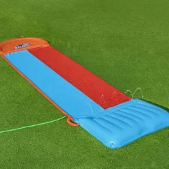 BESTWAY - Toboggan aquatique h2ogo tsunami splash ramp toboggan double