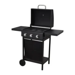 BIGBUY BBQ - Barbecue à gaz vaggan 139 x 56,5 x 106 cm noir