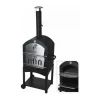BIGBUY BBQ - Roues de barbecue au charbon de bois noir (ø10 x 46,5 cm) (NULL,5 x 65 x 158 cm)