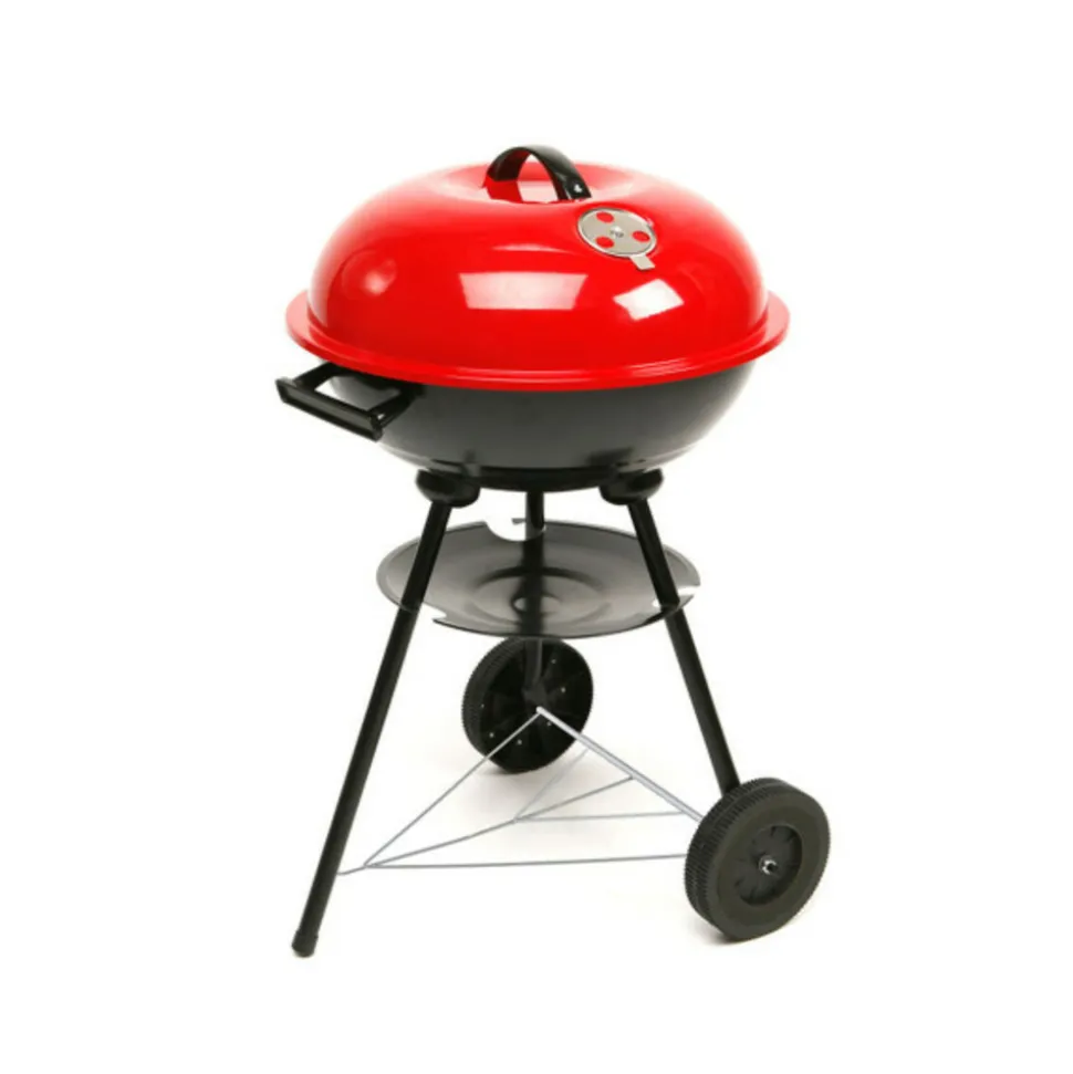 BIGBUY OUTDOOR - Barbecue 43 x 72 cm rouge/noir