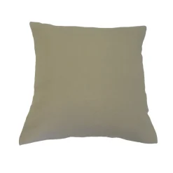 BRIGHTON - Coussin déco déhoussable Nojo beige - 40x40cm