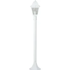 BRILLIANT - Lampadaire extérieur - - nissie - blanc - métal/verre - 1xe27 60w - ip44