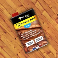 BROSZIO TOOLS - Rénovateur bois 4 en 1 | vernis bois 500 ml | peinture bois extérieur intérieur | ravive bois meuble parquet
