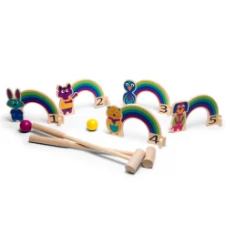 BS TOYS - Jeu Croquet arc en ciel