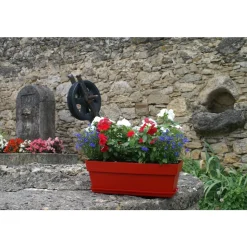 CHAPELU FRÈRES - Jardinière CocoriPot, coloris rubis - 50cm