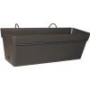CHAPELU FRÈRES - Kit mini jardinière Cocoripot ardoise 30avec plateau clipsé et support