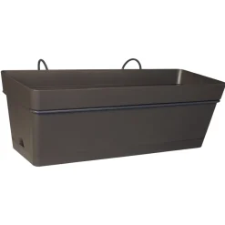 CHAPELU FRÈRES - Kit mini jardinière Cocoripot ardoise 30avec plateau clipsé et support