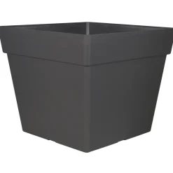 CHAPELU FRÈRES - Pot carré Enzo 40, coloris Ardoise - L.39xl.39xH.33cm