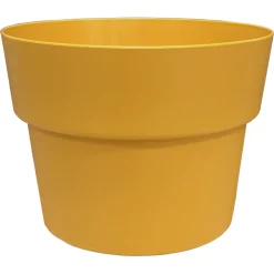 CHAPELU FRÈRES - Pot rond CocoriPot, coloris pollen Ø 38 x H. 30 cm