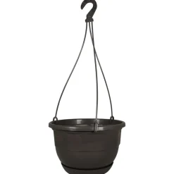 CHAPELU FRÈRES - Suspension Divina D.27cm avec Soucoupe et Tringle 50cm, Ardoise