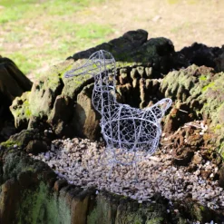 CHEMIN DE CAMPAGNE - ~ taupière en métal gris 34 x 18 x 42 cm