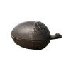 CHEMIN DE CAMPAGNE - Boîte à clés clefs cache clés clefs gland extérieur fonte marron 14cm