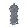 CHEMIN DE CAMPAGNE - Grand thermomètre extérieur décoratif vintage fonte grise 37cm