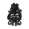 CHEMIN DE CAMPAGNE - Heurtoir de porte ancien claque porte fonte marron 19 x 12 cm