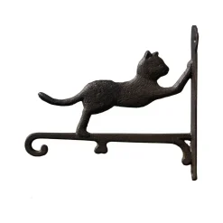 CHEMIN DE CAMPAGNE - Potence murale fonte marron 26 x 23 cm