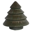 CHEMIN DE CAMPAGNE - Sapin en céramique émaillée verte ø14.5 x 15 cm