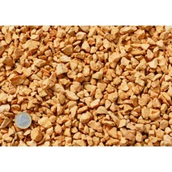 CLASSGARDEN - Gravier jaune saumon 10-15 pack de 5 m² - 10 sacs - 200 kg