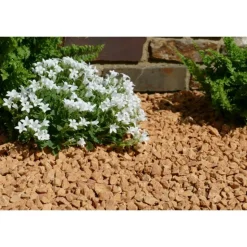 CLASSGARDEN - Gravier jaune saumon 10-15 pack de 5 m² - 30 sacs - 600 kg