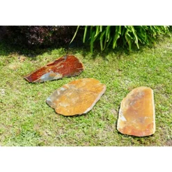 CLASSGARDEN - Pas japonais corten irrégulier - pack de 10 pièces