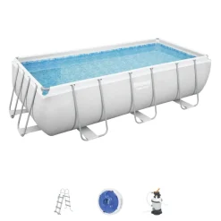 CONCEPT USINE - Piscine tubulaire rectangulaire 4,04 x 2,01 x 1 m hawi