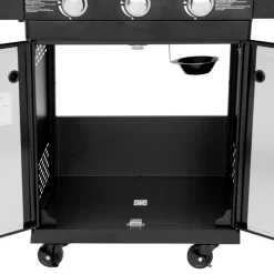COOK IN GARDEN - Barbecue au gaz fyra avec thermomètre - 3 brûleurs
