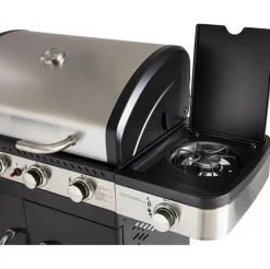 COOK IN GARDEN - Cook'in garden barbecue à gaz sur pieds 4 feux 14.5kw - am064sbi