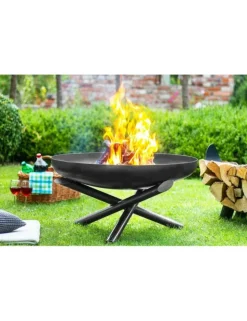 COOK KING - Brasero de jardin indiana en acier-braséro seul-ø 70cm-60 --