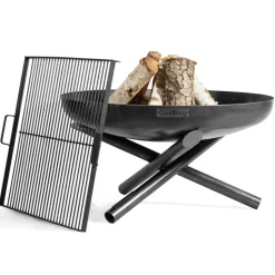 COOK KING - Brasero de jardin indiana en acier-braséro seul-ø 70cm-60 --