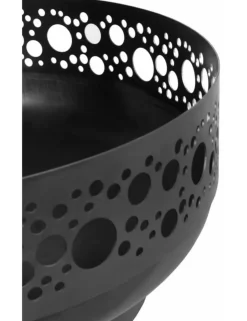 COOK KING - Brasero de jardin boston décoré en acier 80 cm-braséro seul-80 --