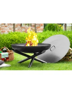 COOK KING - Brasero de jardin indiana en acier-braséro seul-ø 60cm-60 --
