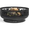 COOK KING - Brasero de jardin forest décoré forêt en acier 80 cm-braséro seul-80 --