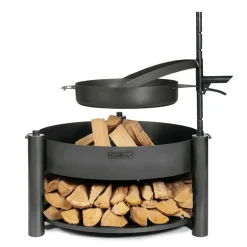 COOK KING - Brasero de jardin solafa 80cm avec grille en acier 60 cm