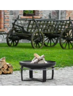 COOK KING - Brasero de jardin viking en acier-braséro seul-ø 70cm--