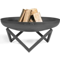 COOK KING - Brasero de jardin santiago en acier-braséro seul-ø 60cm-60 --