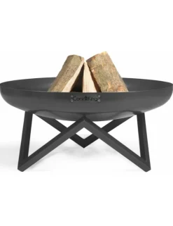 COOK KING - Brasero de jardin santiago en acier-braséro seul-ø 80cm-60 --