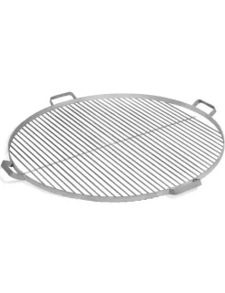 COOK KING - Grille de cuisson ronde en acier avec 4 poignées-acier inoxydable--ø 80 cm--acier inoxydable