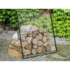 COOK KING - Grille de cuisson carrée pour brasero en acier-acier noir sablé--50x50 cm--acier noir sablé