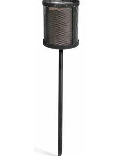 COOK KING - Lanterne à bougies de jardin bruno en acier noir 105cm