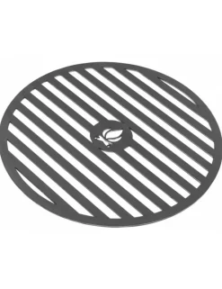 COOK KING - Plaque de cuisson avec grille pour braséro en acier-avec 4 anses-82cm--