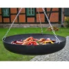 COOK KING - Wok rond à suspendre sur trépied-noir-noir--ø 70 cm-