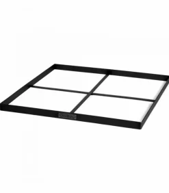 COOKKING - Base pour braséro carré, 100x100cm, acier brut, cookking, 111037