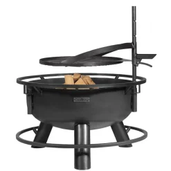 COOKKING - Braséro de jardin avec grille multifonctionnel 80cm de la grille 70