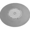 COOKKING - Plaque de cuisson en acier inox pour braséro de 82 cm à 102cm avec une grille 4
