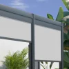 COULEURS DU MONDE - Store brise-vue frontal 2m pour pergola bioclimatique