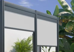 COULEURS DU MONDE - Store brise-vue frontal 2m pour pergola bioclimatique