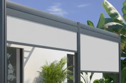 COULEURS DU MONDE - Store brise-vue frontal 3m pour pergola bioclimatique