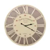 DÉCORATION D'AUTREFOIS - Horloge ancienne chef le normand métal gris - décoration d'autrefois