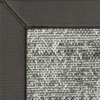 DÉCOWEB - Tapis intérieur / extérieur jambi - nuances gris minéral - ganse anthracite - 140 x 200 cm