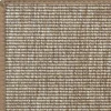 DÉCOWEB - Tapis intérieur / extérieur nusa - beige - galon beige foncé - 200 x 200 cm